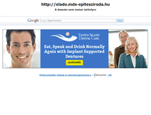 Tablet Screenshot of elado.mds-epitesziroda.hu